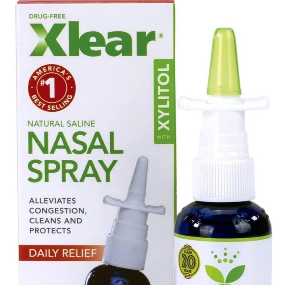 Xlear, Nasal Spray with Xylitol, 1.5 fl oz ♦️ 45ml
